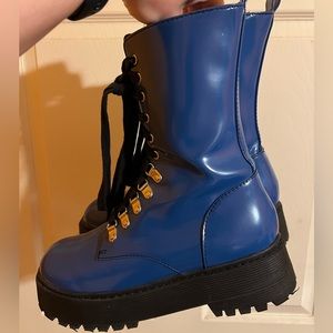 Dollskill Current mood Sunday blues combat boots